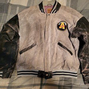 Vintage Arizona Suede and Distressed Leather Jacket